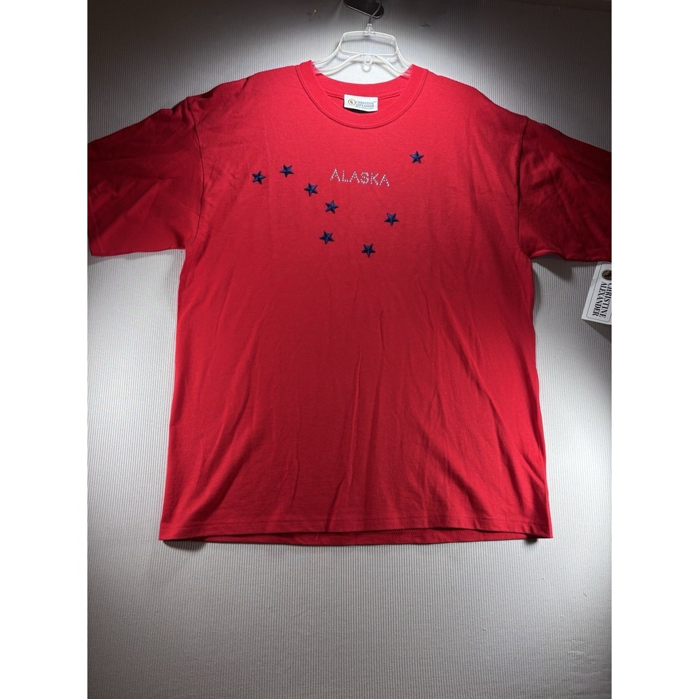 Vtg Christine Alexander Women's T Shirt Alaska Constellation Little Dipper L NWT